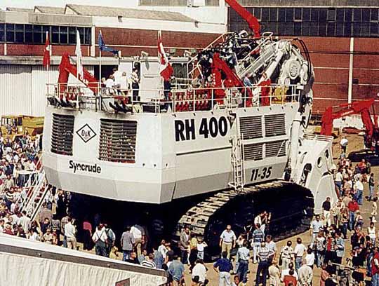 Bucyrus RH400 в 1997 стоил порядка $14 млн
